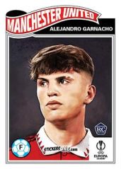 Figurina Alejandro Garnacho - Living Set Soccer 2023 n. 526 - Topps