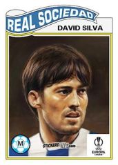 Cromo David Silva - Living Set Soccer 2023 n. 527 - Topps