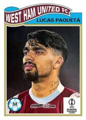 Cromo Lucas Paquetá - Living Set Soccer 2023 n. 528 - Topps