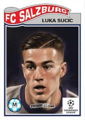Cromo Luka Sucic - Living Set Soccer 2023 n. 537 - Topps