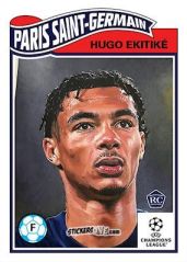 Figurina Hugo Ekitiké - Living Set Soccer 2023 n. 541 - Topps