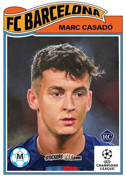 Sticker Marc Casadó - Living Set Soccer 2023 n. 547 - Topps
