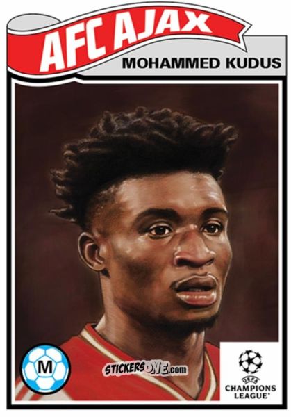 Sticker Mohammed Kudus - Living Set Soccer 2023 n. 550 - Topps