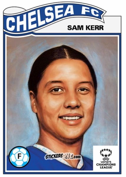Figurina Sam Kerr - Living Set Soccer 2023 n. 561 - Topps
