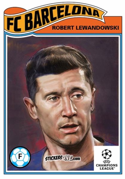 Sticker Robert Lewandowski - Living Set Soccer 2023 n. 562 - Topps