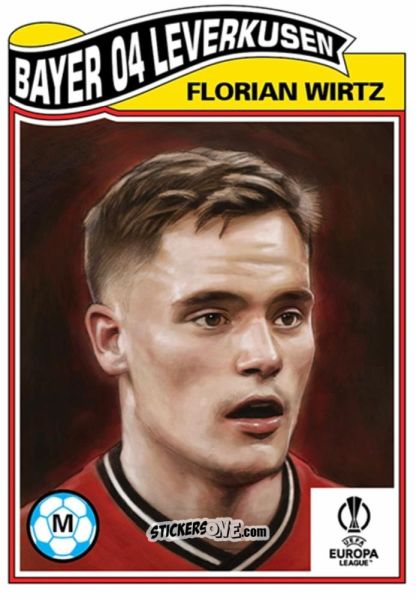 Cromo Florian Wirtz - Living Set Soccer 2023 n. 563 - Topps