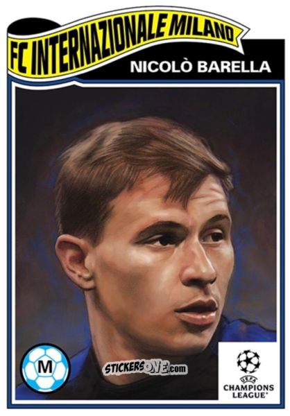 Figurina Nicolò Barella - Living Set Soccer 2023 n. 567 - Topps