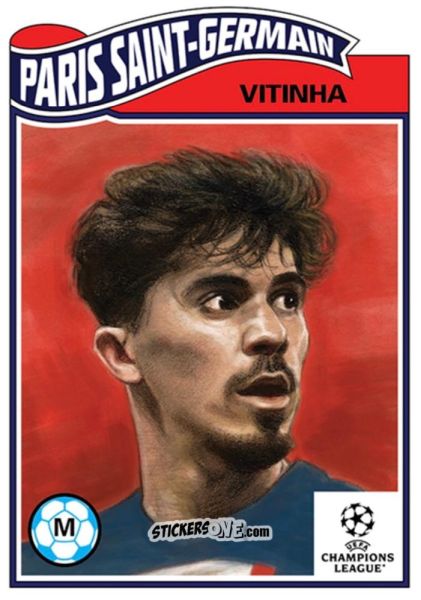 Cromo Vitinha - Living Set Soccer 2023 n. 568 - Topps
