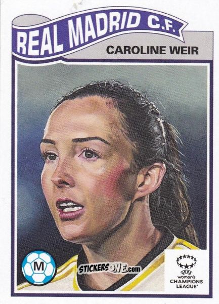 Cromo Caroline Weir - Living Set Soccer 2023 n. 572 - Topps