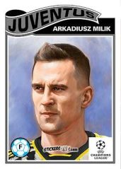 Figurina Arkadiusz Milik - Living Set Soccer 2023 n. 573 - Topps