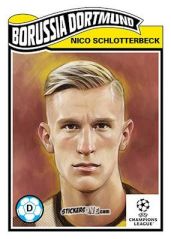 Sticker Nico Schlotterbeck - Living Set Soccer 2023 n. 575 - Topps