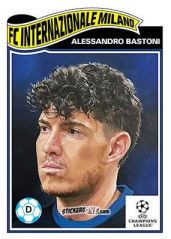 Sticker Alessandro Bastoni - Living Set Soccer 2023 n. 577 - Topps