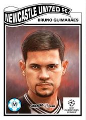 Sticker Bruno Guimarães - Living Set Soccer 2023 n. 585 - Topps
