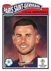 Figurina Lucas Hernández - Living Set Soccer 2023 n. 593 - Topps