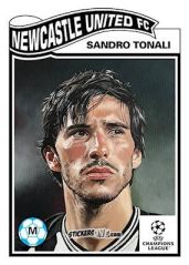 Sticker Sandro Tonali - Living Set Soccer 2023 n. 594 - Topps