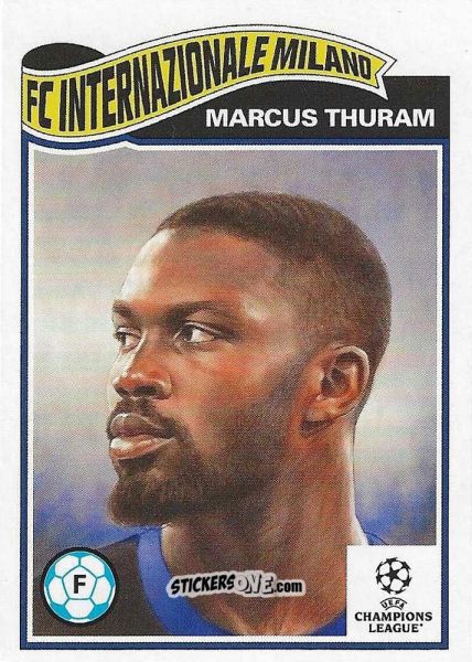 Figurina Marcus Thuram - Living Set Soccer 2023 n. 597 - Topps