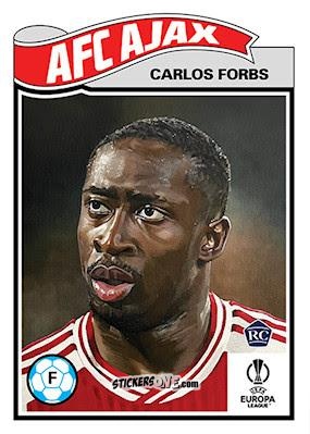 Sticker Carlos Forbs - Living Set Soccer 2023 n. 613 - Topps