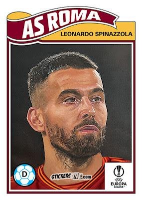 Cromo Leonardo Spinazzola - Living Set Soccer 2023 n. 614 - Topps