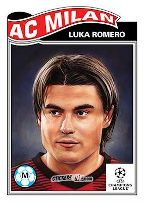 Cromo Luka Romero - Living Set Soccer 2023 n. 616 - Topps