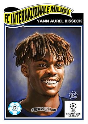 Cromo Yann Aurel Bisseck - Living Set Soccer 2023 n. 621 - Topps