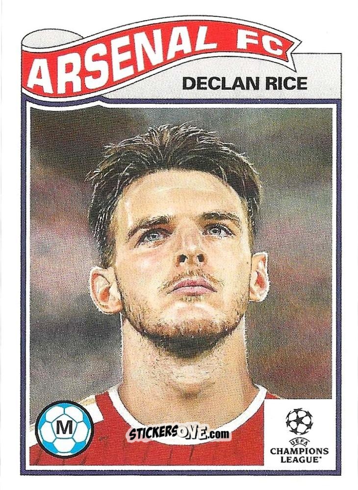 Cromo Declan Rice - Living Set Soccer 2023 n. 630 - Topps