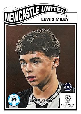 Sticker Lewis Miley - Living Set Soccer 2023 n. 636 - Topps