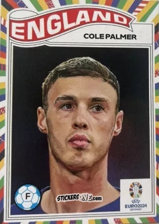 Figurina Cole Palmer - Living Set Soccer Euro 2024 n. 31 - Topps