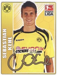 Sticker Sebastian Kehl - German Football Bundesliga 2009-2010 n. 77 - Topps