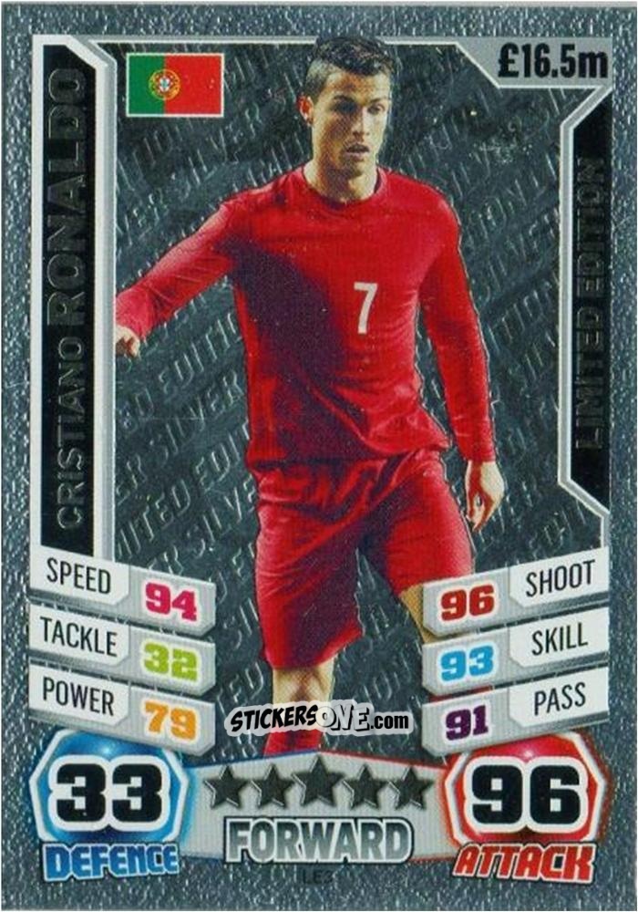 Figurina Cristiano Ronaldo - Match Attax England 2014 n. LE3s - Topps