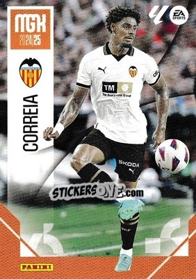 Sticker Correia - LaLiga 2024-2025. Megacracks
 n. 328 - Panini
