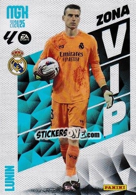Sticker Lunin - LaLiga 2024-2025. Megacracks
 n. 399 - Panini