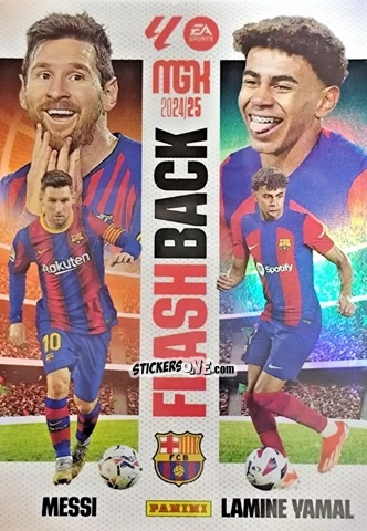Cromo Messi / Lamine Yamal - LaLiga 2024-2025. Megacracks
 n. 429 - Panini