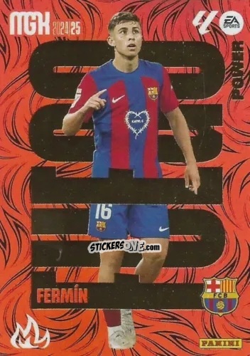 Sticker Fermín - LaLiga 2024-2025. Megacracks
 n. P379 - Panini