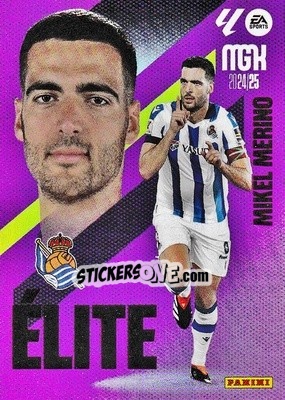 Sticker Mikel Merino - LaLiga 2024-2025. Megacracks
 n. 9 - Panini