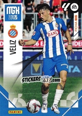 Figurina Veliz - LaLiga 2024-2025. Megacracks
 n. 143bis - Panini