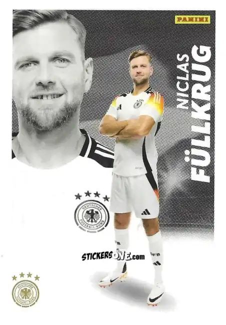 Sticker Niclas Füllkrug - DFB Team-Set 2024
 n. BA-23 - Panini