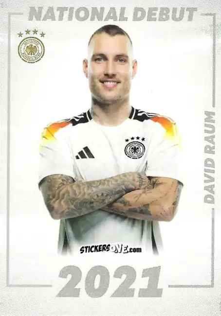 Sticker David Raum - DFB Team-Set 2024
 n. DEB-08 - Panini