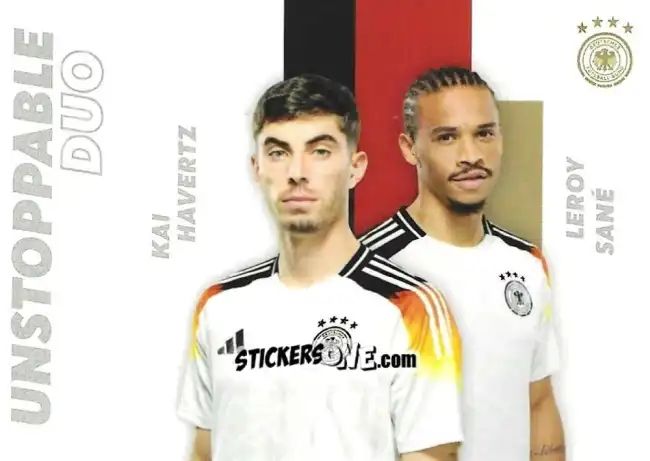 Figurina Leroy Sané / Kai Havertz - DFB Team-Set 2024
 n. DUO-07 - Panini