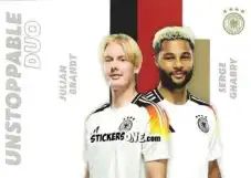 Figurina Julian Brandt / Serge Gnabry - DFB Team-Set 2024
 n. DUO-08 - Panini
