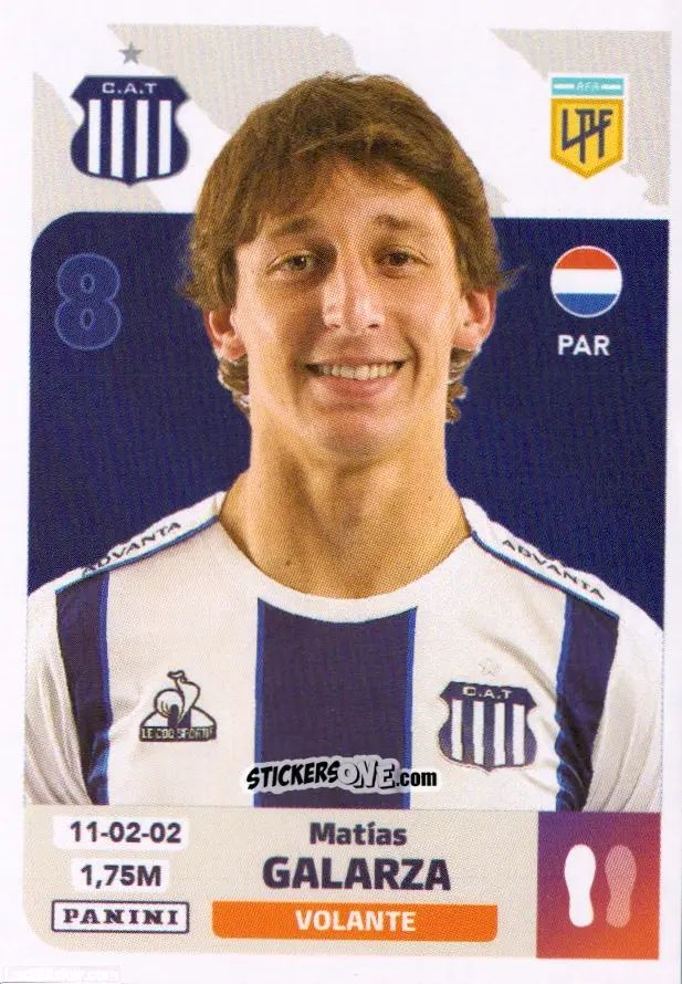Figurina Matías Galarza Fonda - Fútbol Argentino 2024 n. TAL11 - Panini