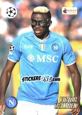 Sticker Victor Osimhen - Heritage UEFA Club Competitions 2023-2024
 n. 57 - Topps Merlin