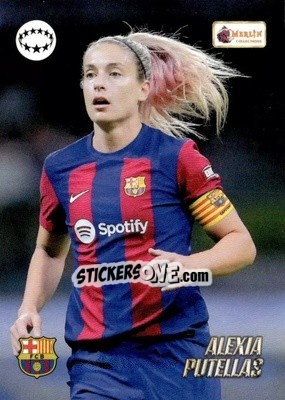 Sticker Alexia Putellas - Heritage UEFA Club Competitions 2023-2024
 n. 74 - Topps Merlin