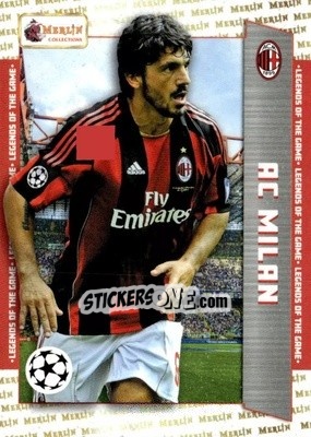 Figurina Gennaro Gattuso - Heritage UEFA Club Competitions 2023-2024
 n. 125 - Topps Merlin