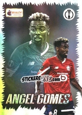 Cromo Angel Gomes - Heritage UEFA Club Competitions 2023-2024
 n. 135 - Topps Merlin