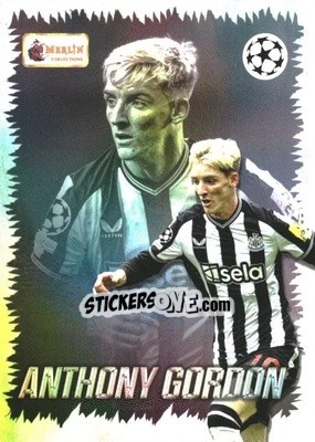 Sticker Anthony Gordon - Heritage UEFA Club Competitions 2023-2024
 n. 137 - Topps Merlin
