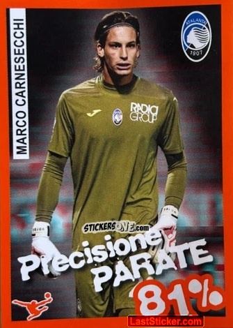 Sticker Marco Carnesecchi - Calciatori 2023-2024 Celebration
 n. 6 - Panini