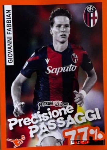 Sticker Giovanni Fabbian - Calciatori 2023-2024 Celebration
 n. 10 - Panini