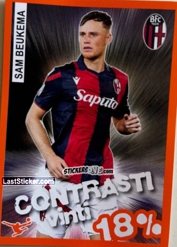 Sticker Sam Beukema - Calciatori 2023-2024 Celebration
 n. 11 - Panini
