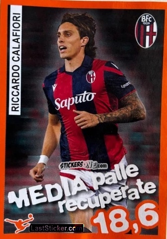 Sticker Riccardo Calafiori - Calciatori 2023-2024 Celebration
 n. 12 - Panini