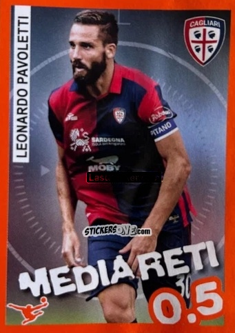 Sticker Leonardo Pavoletti - Calciatori 2023-2024 Celebration
 n. 13 - Panini